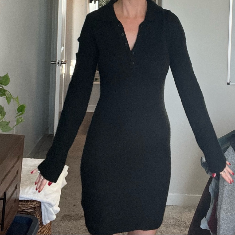 Henley Sweater Dress - Never worn!
